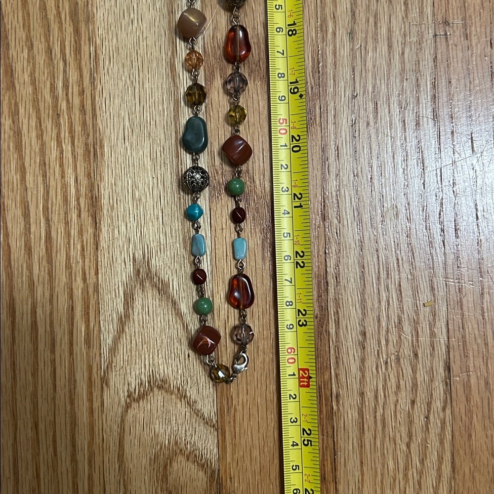 Source Unknown Multi-Color Beaded Double-Strand Necklace - Picture 5 of 5